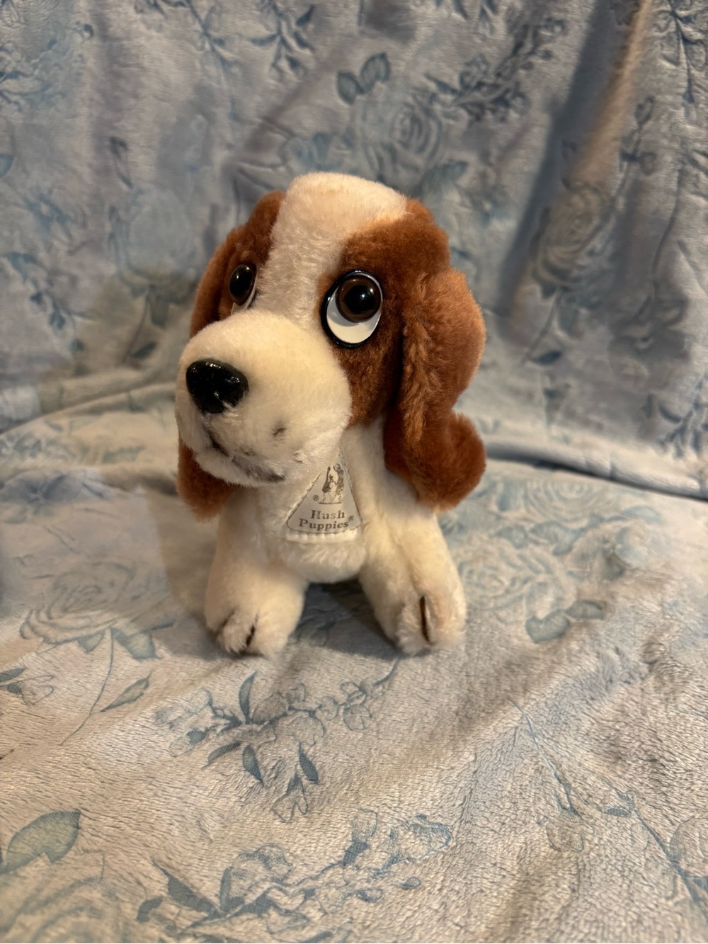 Hush Puppies Brown & White Plush Toy